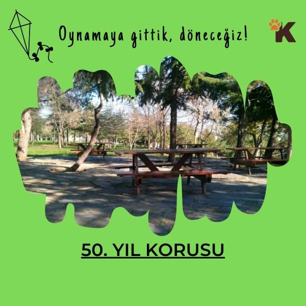 50. Yıl Korusu Evcil Hayvan Dostu Parklar