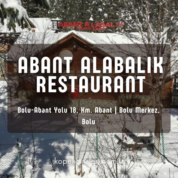 Abant Alabalık Restoran Evcil Hayvan Dostu Restoranlar